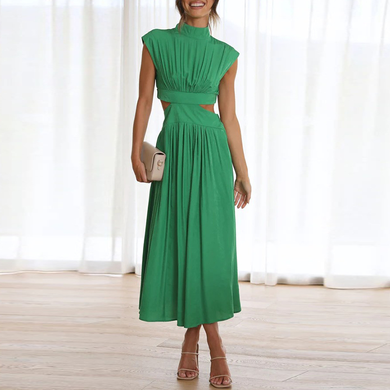 Robe verte Cripes - Confortable et élastique