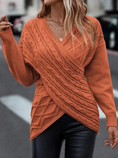 Jamy™ | Pull à col en V pour femme merveilleusement doux et confortable