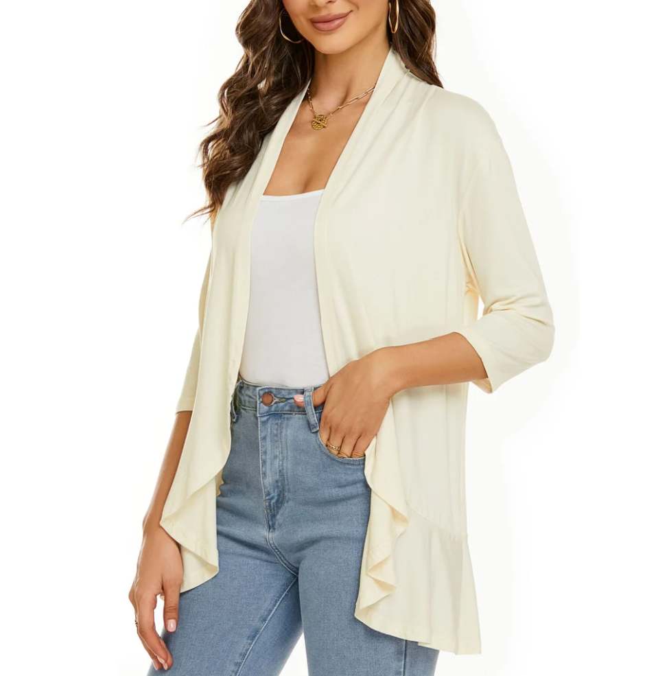 Cripes – Gilet léger blanc pour femme