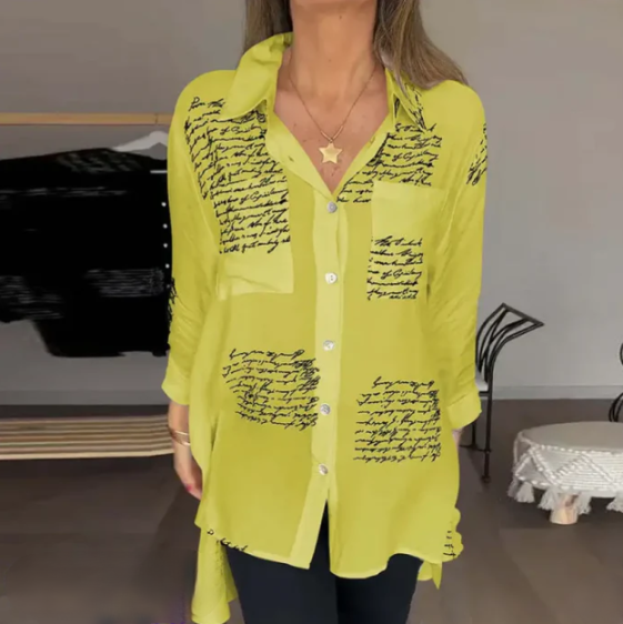 Blouse à boutons élégante et confortable