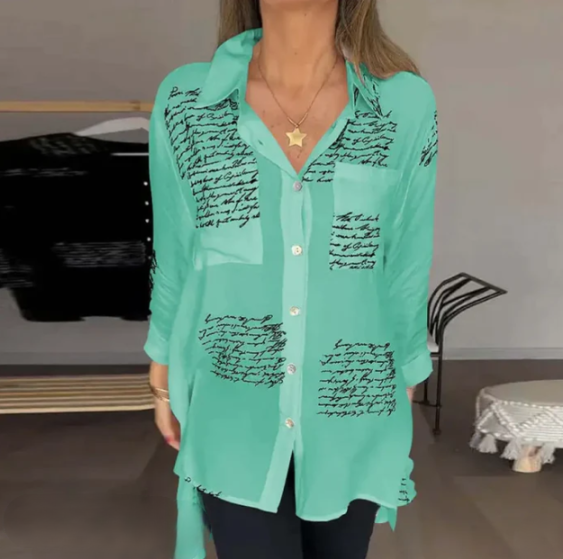 Blouse à boutons élégante et confortable