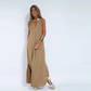 Robe sans manches col V Cripes pour femme | Lyla