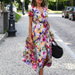 Robe à imprimé floral printemps/été