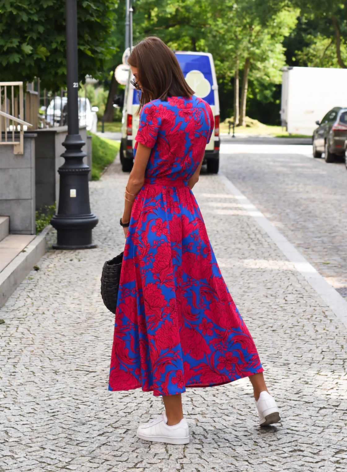 Robe à imprimé floral printemps/été