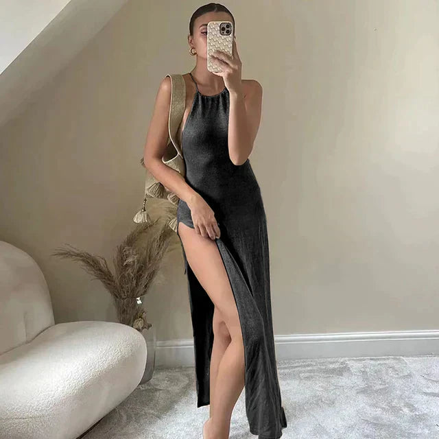 Robe transparente élégante