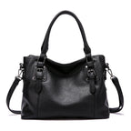 Große Kapazität Vintage Weiche Lederhandtasche mit Schultergurt