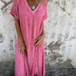 Karin™ | Robe de printemps Lin