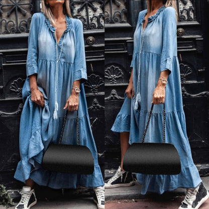 Dina™ | Robe d'été en jean vintage