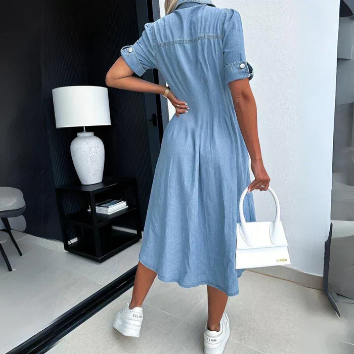 Robe en denim tendance pour femmes