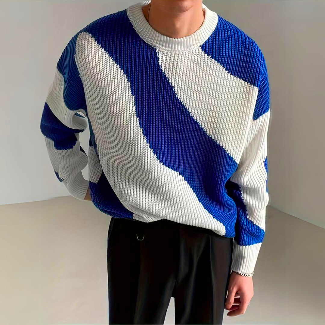 Pull de luxe en maille pour hommes