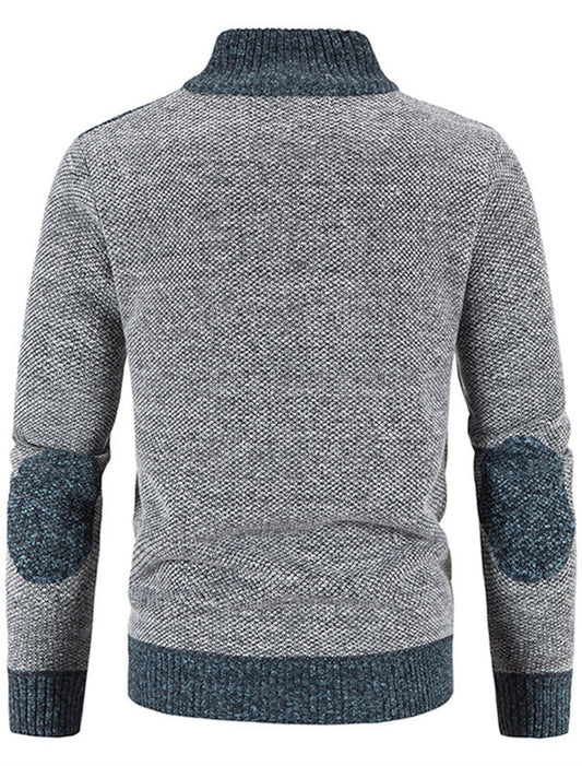 Cardigan zippé homme