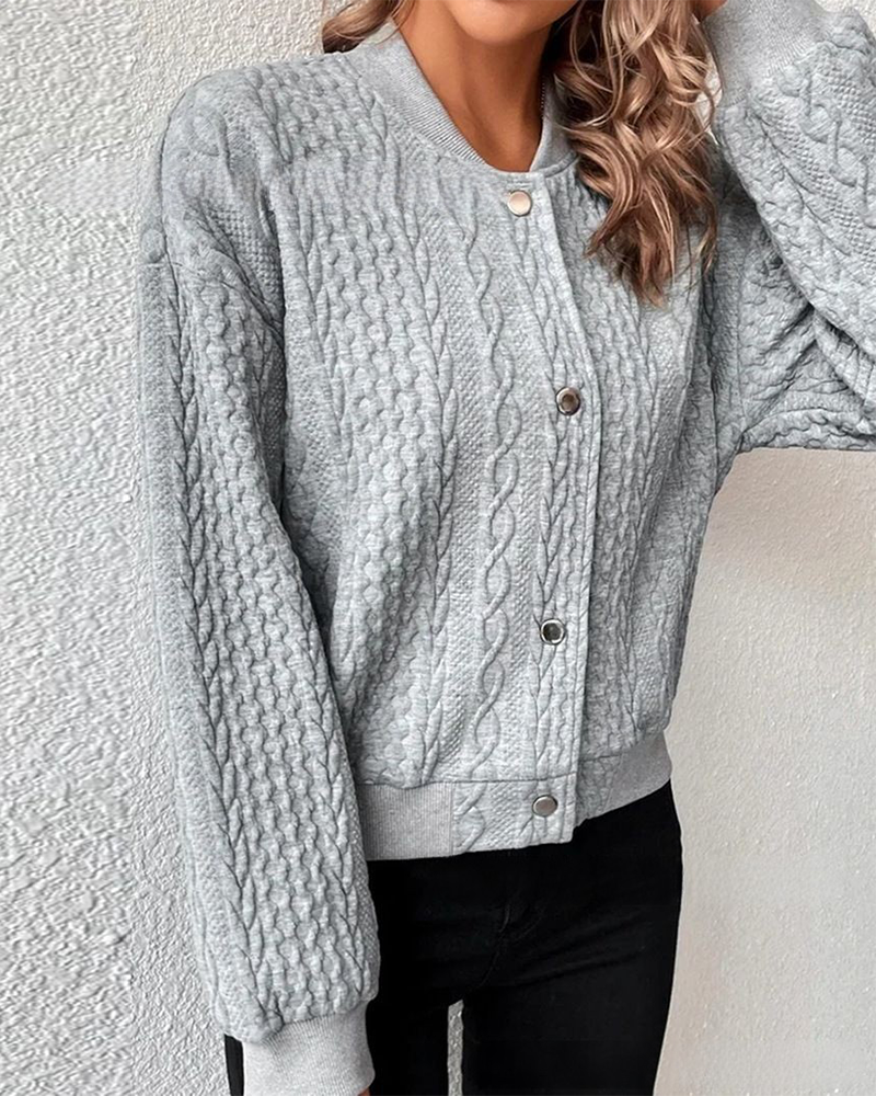 Crêpes | Comfy Cardigan femme avec boutons