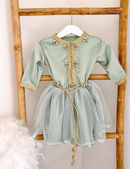 Caftan Verte Enfant