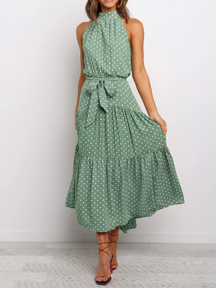 Robe d'été à pois