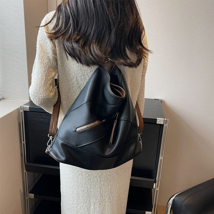 Faux-Leder-Tasche