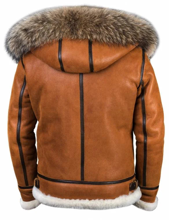 Manteau d'hiver en cuir