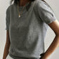 Chemise style sweatshirt