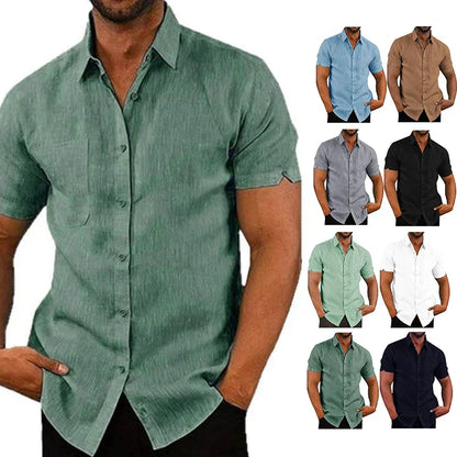 Chemise en coton pour homme