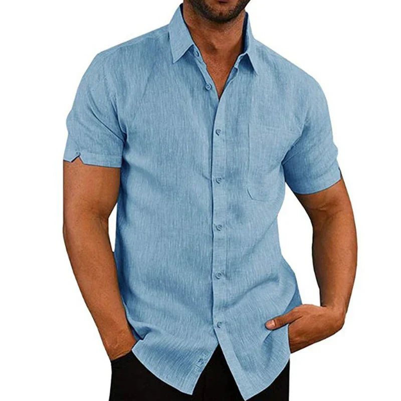 Chemise en coton pour homme