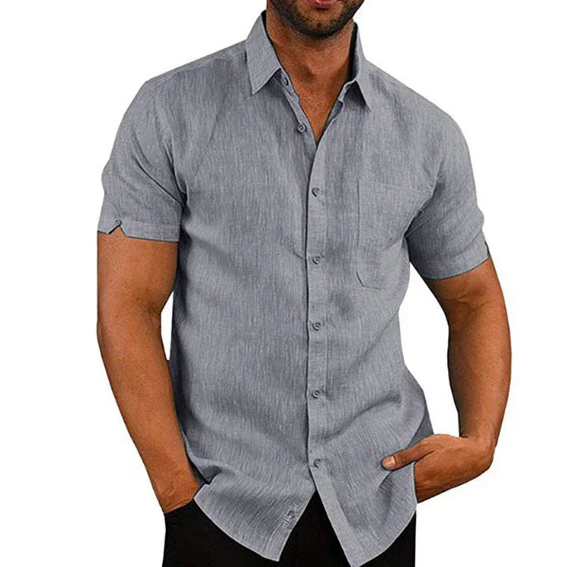 Chemise en coton pour homme