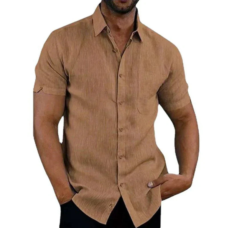 Chemise en coton pour homme