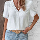 Blouse en dentelle Cripes avec col en V pour femme