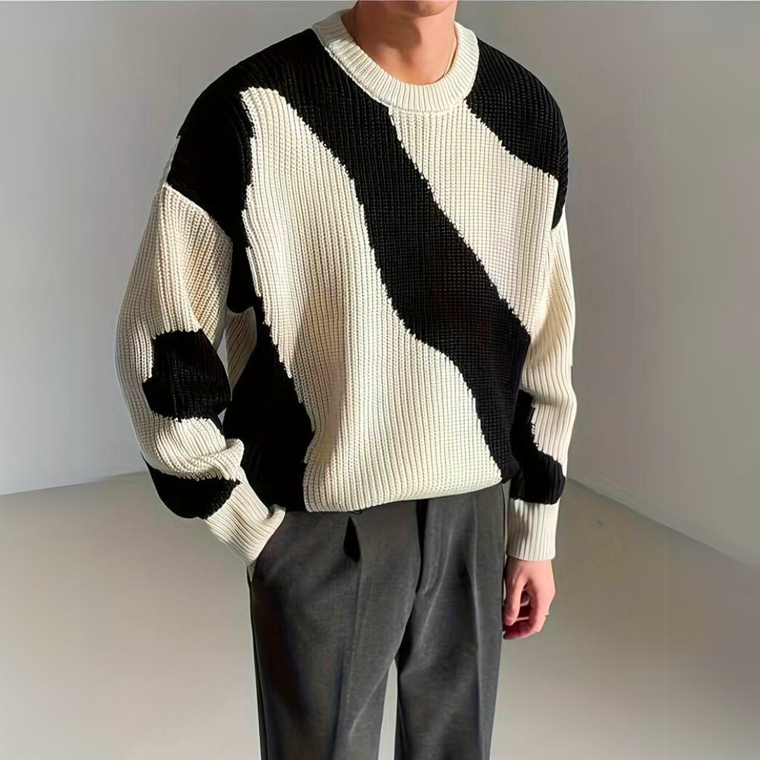 Pull de luxe en maille pour hommes