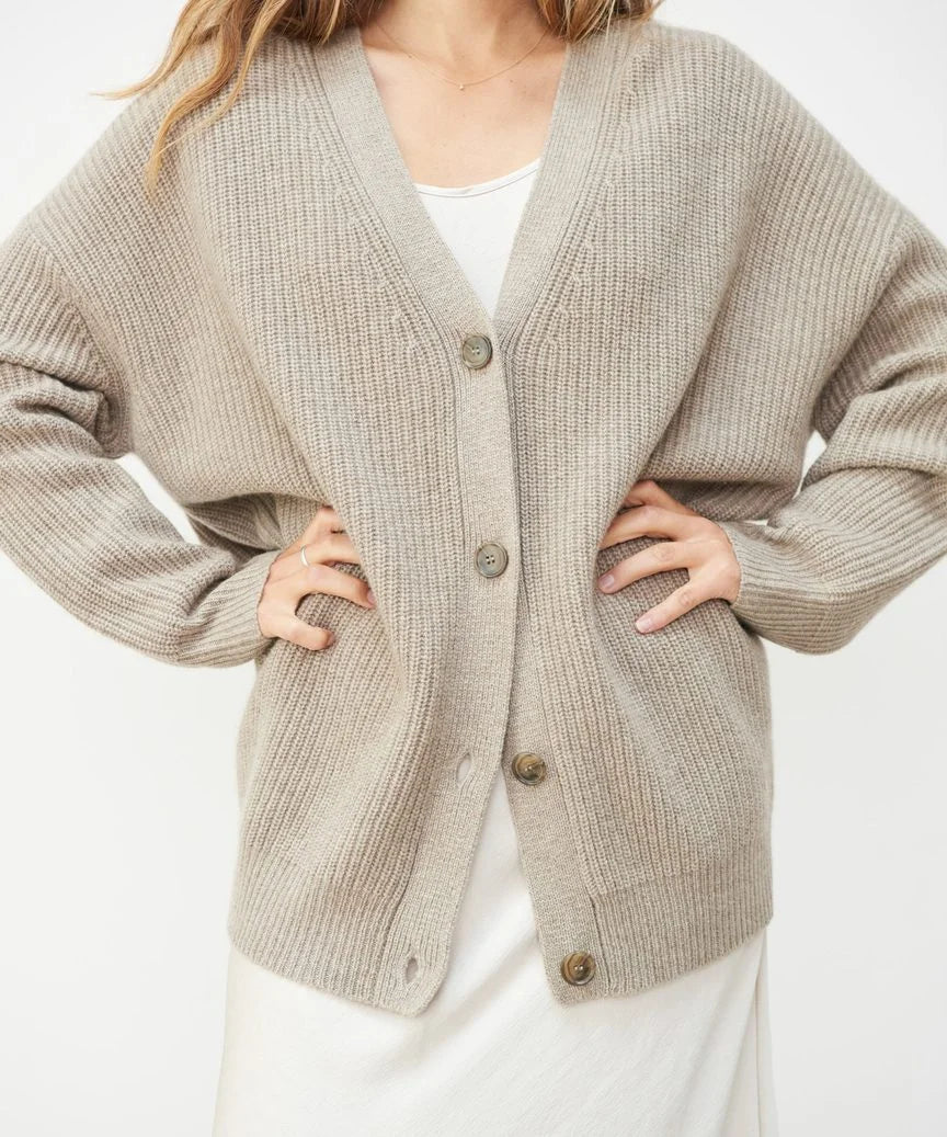 Magnifique cardigan à col en V