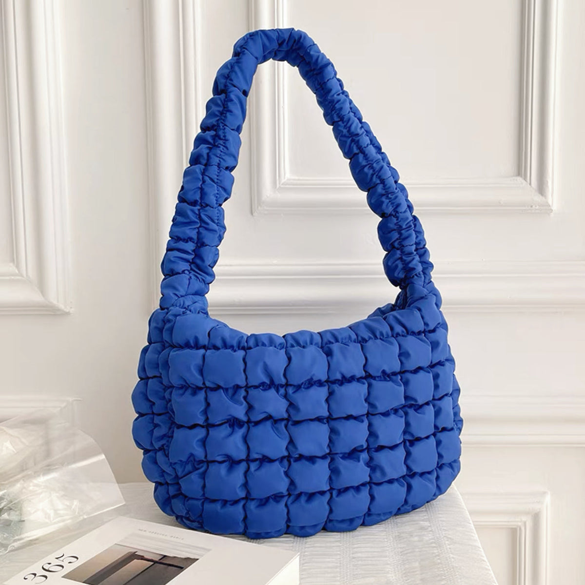 Falten Schultertasche für Frauen