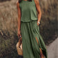Cripes - Robe longue bohème unie en modal de différentes couleurs