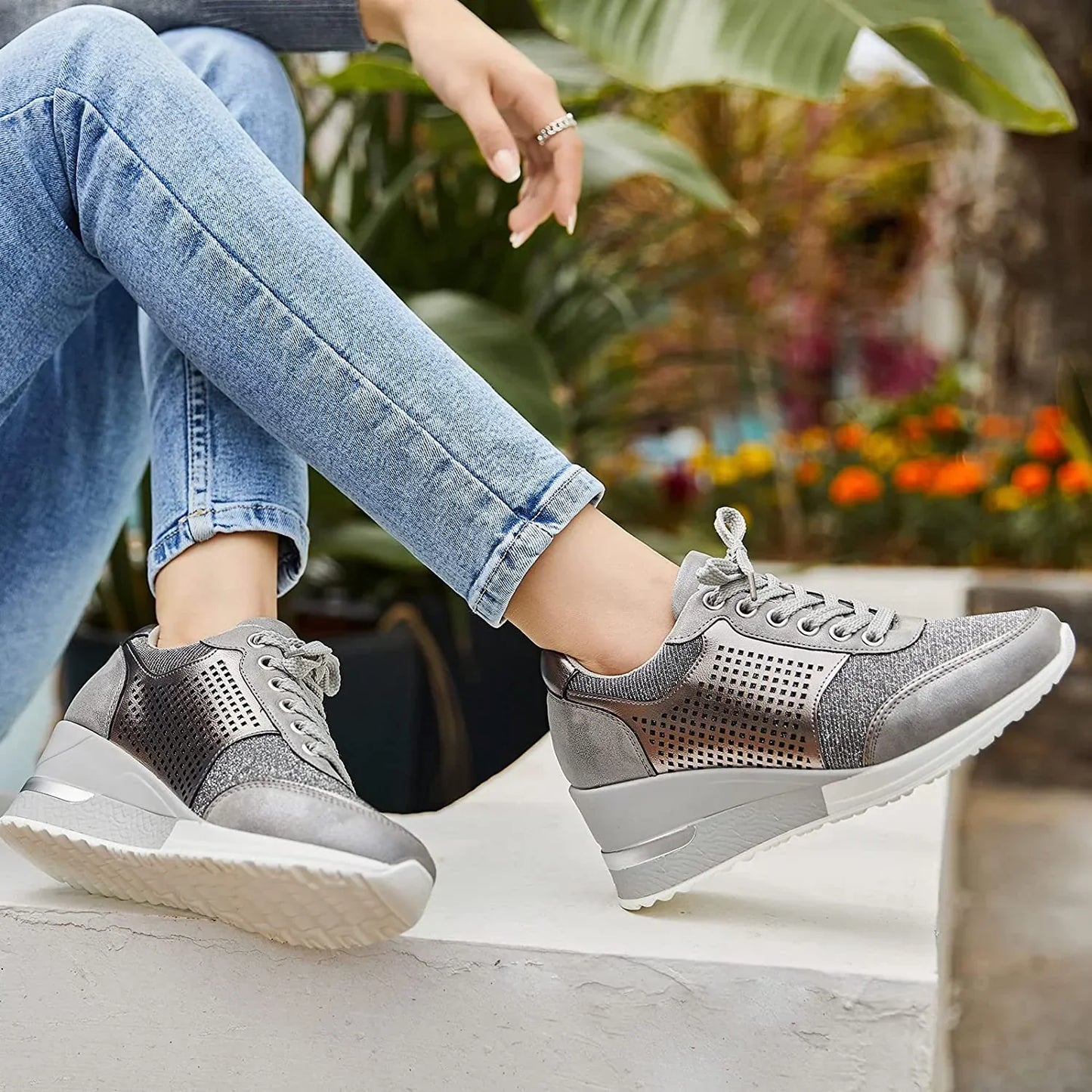 Chaussures Cripes-up™️ | Baskets compensées pour femmes