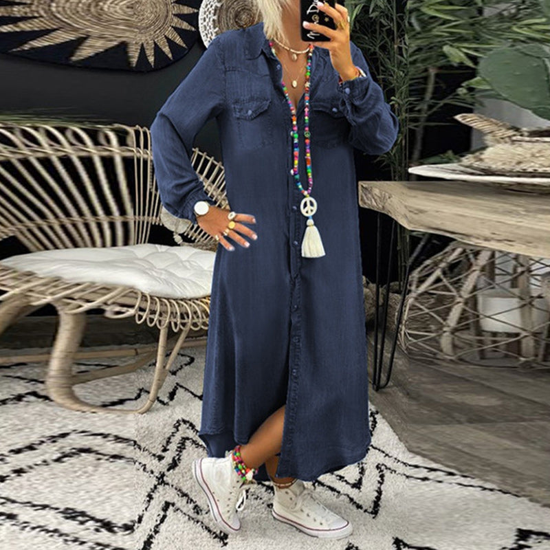 Cripes-Robe en jean casual