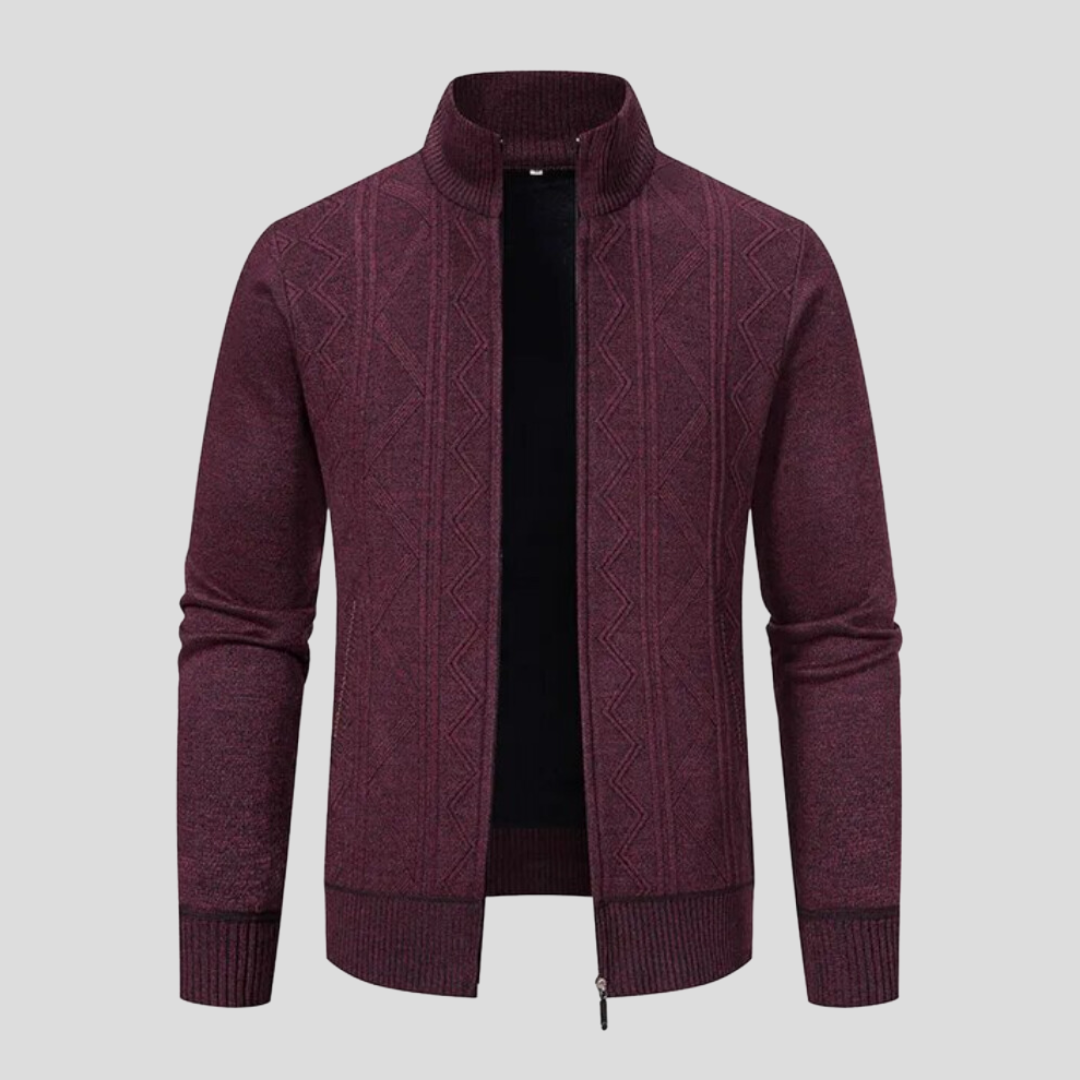 Gilet à motifs élégant pour homme