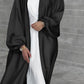 Robe abaya cripes avec ceinture - Eva