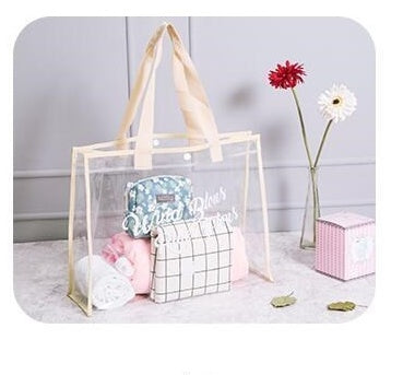 Sac de plage en PVC transparent