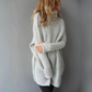 Pull long en maille chaude