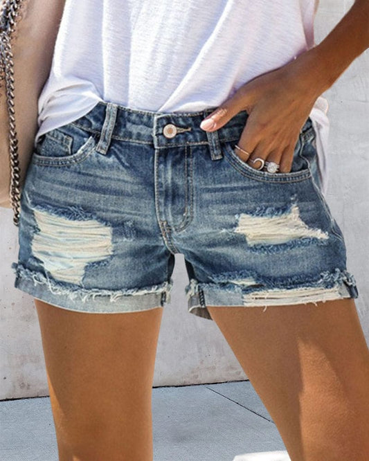 Short Cripes Pantalon En Jean Femme