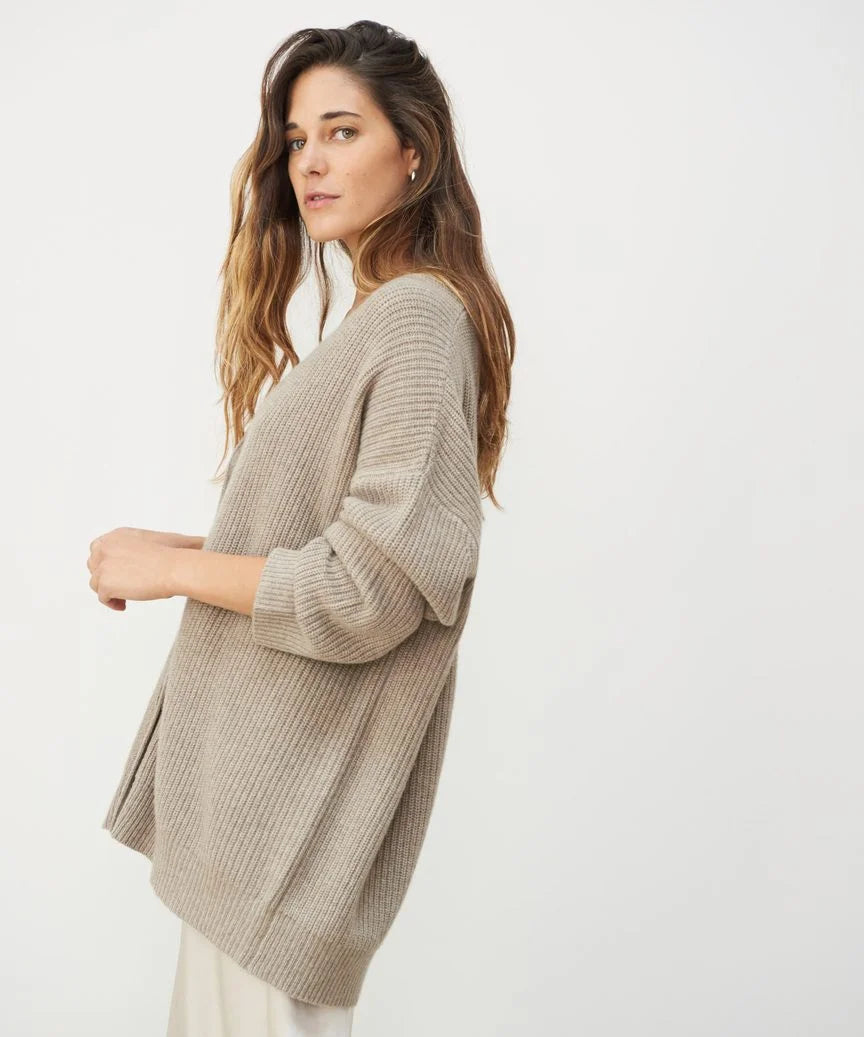 Magnifique cardigan à col en V