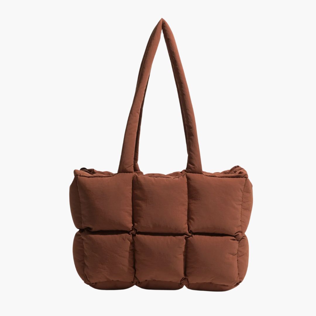 Puffer Schultertasche für Damen - Stylische und geräumige Handtasche