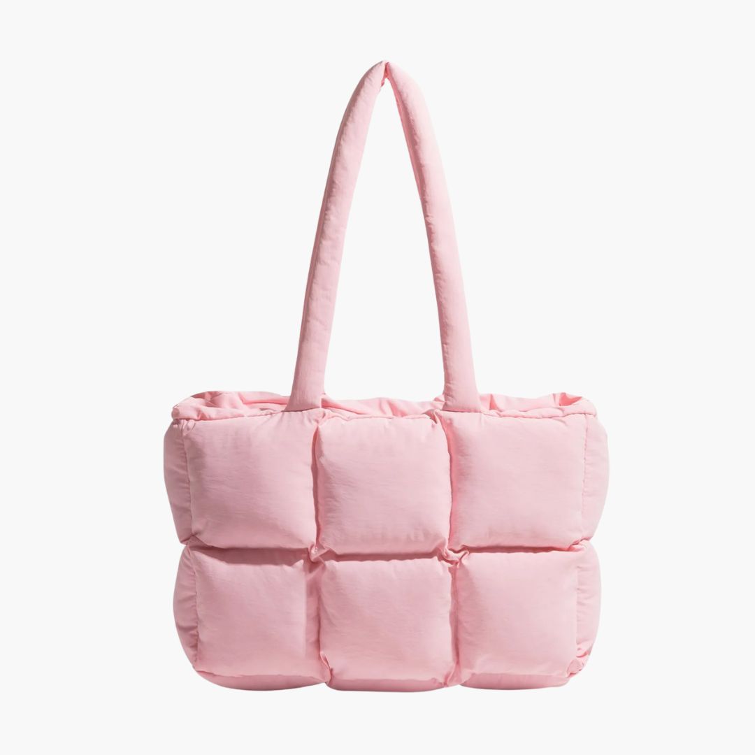Puffer Schultertasche für Damen - Stylische und geräumige Handtasche
