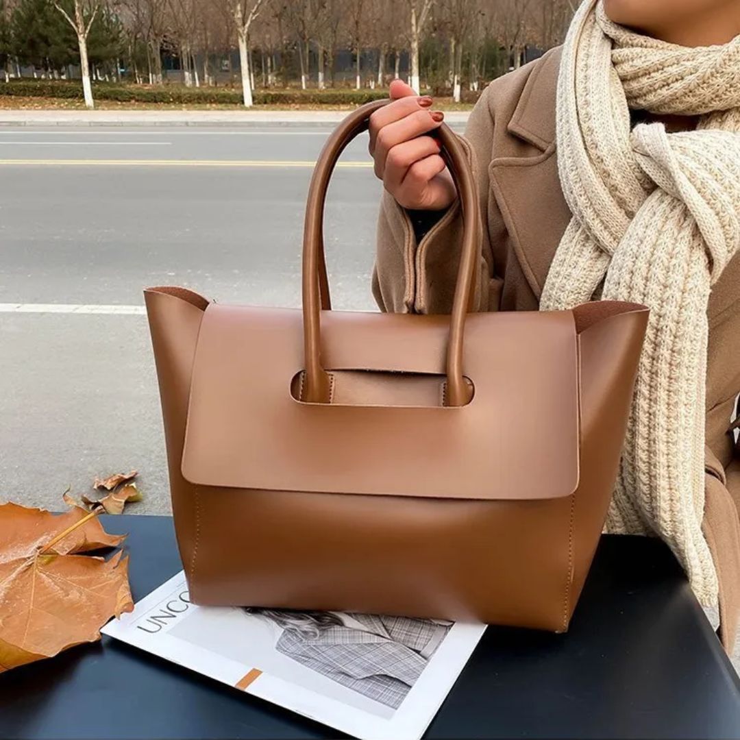 Handtas für Frauen - Geräumige Tragetasche im klassischen Design aus hochwertigem Material