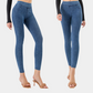 Leggings en denim ajustés pour femmes