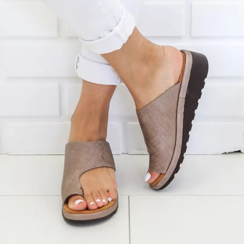 Sandales ergonomiques pour femme pour l'hallux valgus