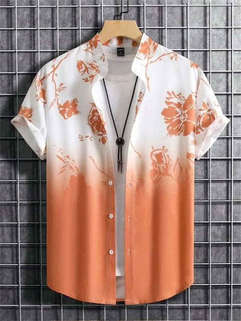 Cripes - La chemise hawaïenne imprimé floral 3D