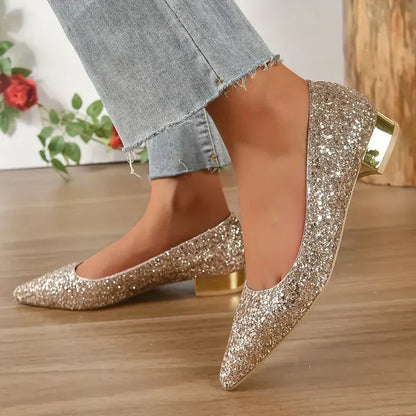 Chaussures à petits talons Glitter Glamor