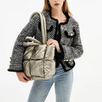 Puffer Schultertasche