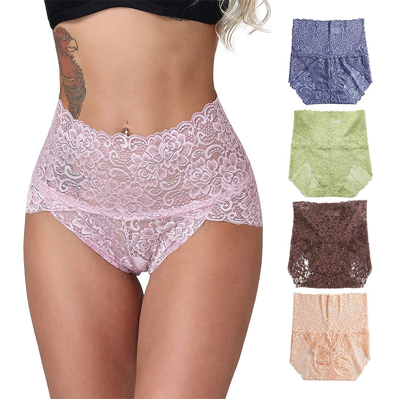 Culotte taille haute en dentelle premium Cripes