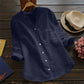 Cripes - Chemise décontractée et ample en lin-coton