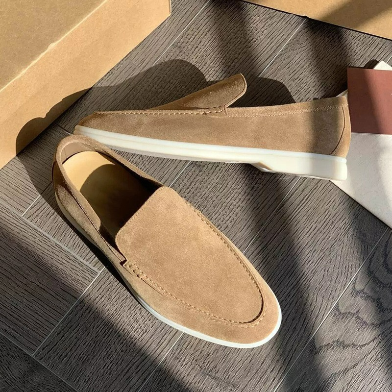 Mocassins décontractés en daim pour hommes