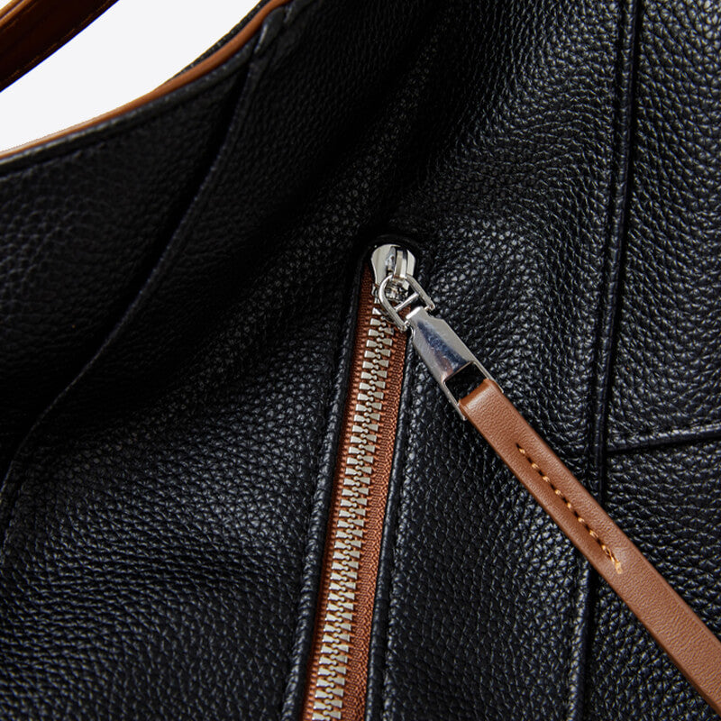 Faux-Leder-Tasche